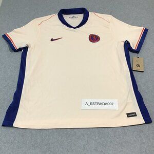 Nike Chelsea F.C. 2024/25 Stadium Away Soccer Football Jersey Blank NWT Size XXL